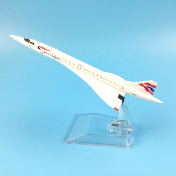 FREE SHIPPING 16CM BRITISH AIRWAYS CONCORDE METAL ALLOY MODEL PLANE AIRCRAFT MODEL TOY AIRPLANE BIRTHDAY GIFT toys for children