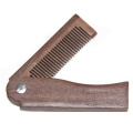 Natural Red Sandal wood Fold Comb Hair Comb For Men Beard Care Anti-static Wooden Comb Hair Care Tools Hair Brush 1pc