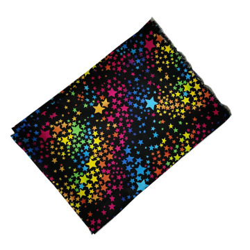 Beautiful Black Star Cotton Fabric Small Five-pointed Stars Printing Fabric Sewing Patchwork DIY Children Clothing/Girl dress