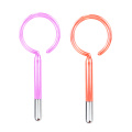 1 pcs High Frequency Circle Electrode Wand Replacement For Acne Treament Beauty Machine Violet Orange