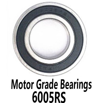 2pcs/lot 6005RS Deep Groove Ball Bearing Motor Grade Bearings 6005-RS 6005RS 25*47*12mm 25*47*12 Bearing Steel Material