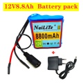 New original 12V 8800mah 18650 lithium ion rechargeable battery pack DC, suitable for CCTV camera Cam Monitor 3A Battery + 12.6V