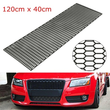 120X40cm Universal Car Styling Air Intake Racing Honeycomb Meshed Grille Spoiler Bumper Hood Vent Racing Grills