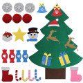 DIY Felt Christmas Tree  Artificial Tree Wall Hanging Ornaments Christmas Decoration for New Year Gifts Kids Toys Home