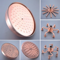 8 inch Antique Vintage Red Copper Round Bathroom Rain Shower Head Home Bathroom Product (Standard 1/2") zsh257