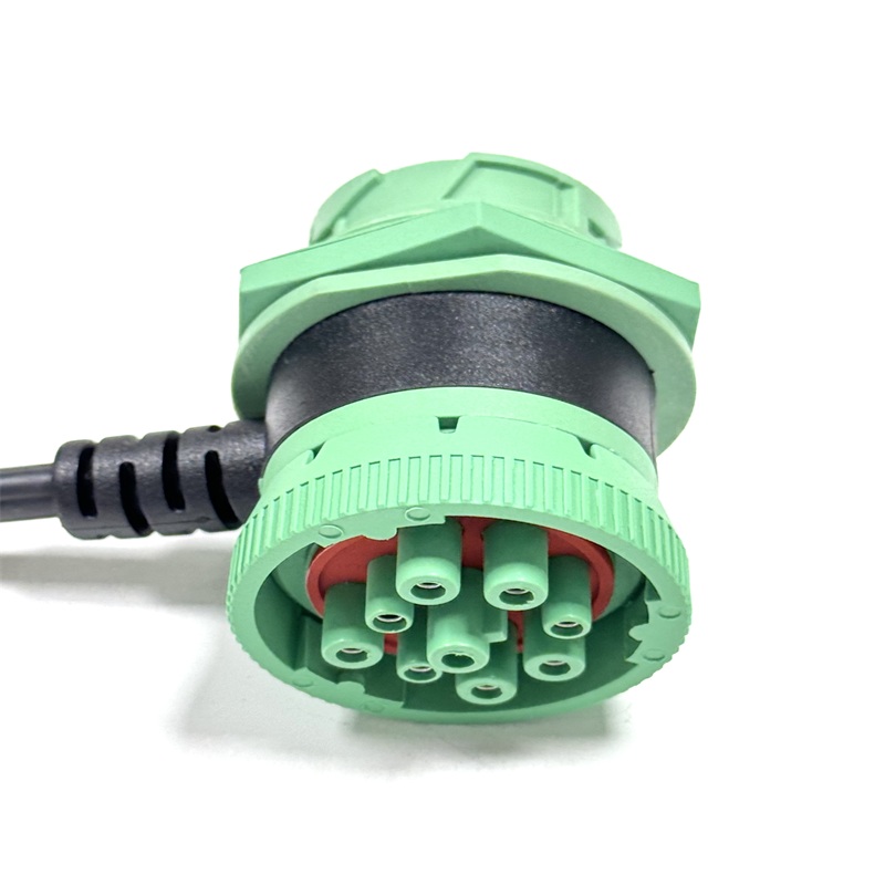Cummins 9Pin to OBD2 Truck Diagnostic Cable