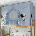 Bed Curtain for Student Children Dormitory Mosquito Net Integrated Upper Shop Lower Shade Cloth men's female bedroom bed canopy