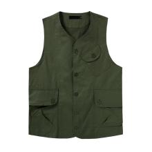 Men Casual Loose Vest Japan Amekaji Multi-Pocket Vintage Vests 2020 Brand Solid Sleeveless Cargo Jacket Tops Waistcoat S-XXL