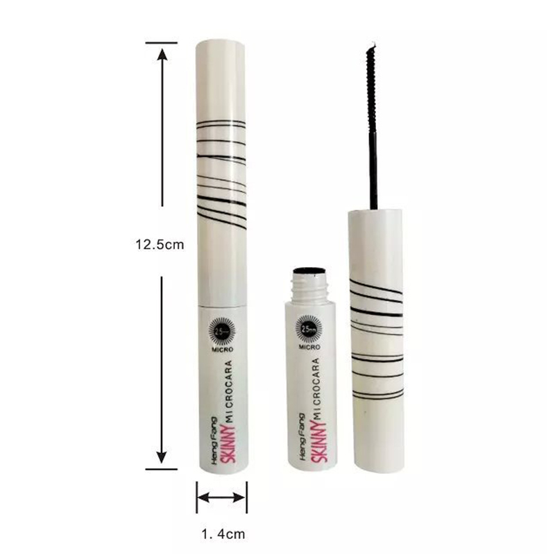 Black Mascara Long Eyelash Longlasting Waterproof Sweat-proof Thick Not Bloomin 2.5mm Fine Brush Head Mascara Eye Cosmetic TSLM2