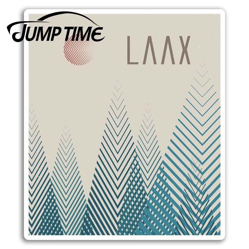 Jump Time Laax Switzerland Vinyl Stickers Ski Sticker Laptop Luggage Car Funny Decal Trunk Window Car Covers