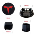 For Tesla Wheel Cover Trim Wheel Hub Cap Kit For Tesla Model 3 S X Wheel Car Accessories Hub Cover Emblem Badge + Lug Nut Covers