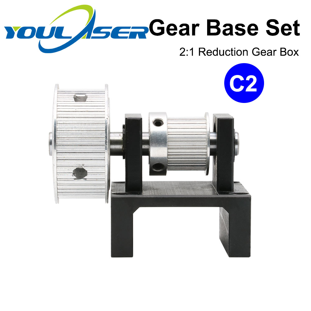 Gear Base Set Machine Mechanical Parts Synchronous Reduction Gear for Laser Engraving Cutting Machine