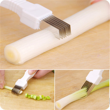 Japanese kitchen cutting onion chopped green onion knife cutting Garlic sprout shredded green onion cutter cooking knife Hot