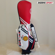 DEZENS 2020 New Golf bag White/Black/Pink Waterproof PU with wheels Golf standard bag