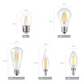LED Lamp Edison Light Bulb Vintage Decoration E27 E14 220V COB LED Filament lamp Retro Candle light Replace Incandescent Bulbs
