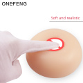 ONEFENG Round Shape Fake Silicone Breast Forms for Cross Dressers Women Small Chest Artificial Boobs 300-1600g/Pair