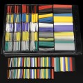 500PCS Polyolefin 2:1 Heat Shrink Tube Electrical Wrap Wire Cable Sleeving Kit Shrinkable Tubing Assortment Set