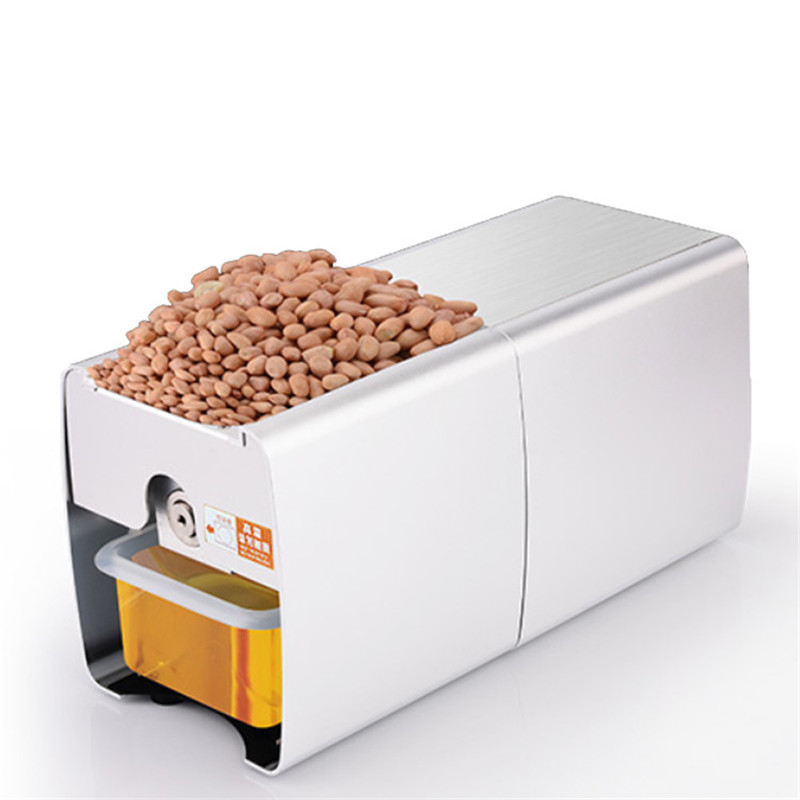 JamieLin automatic Castor bean oil extractor soybean peanut oil maker small commercial oil press machine for walnut kernel