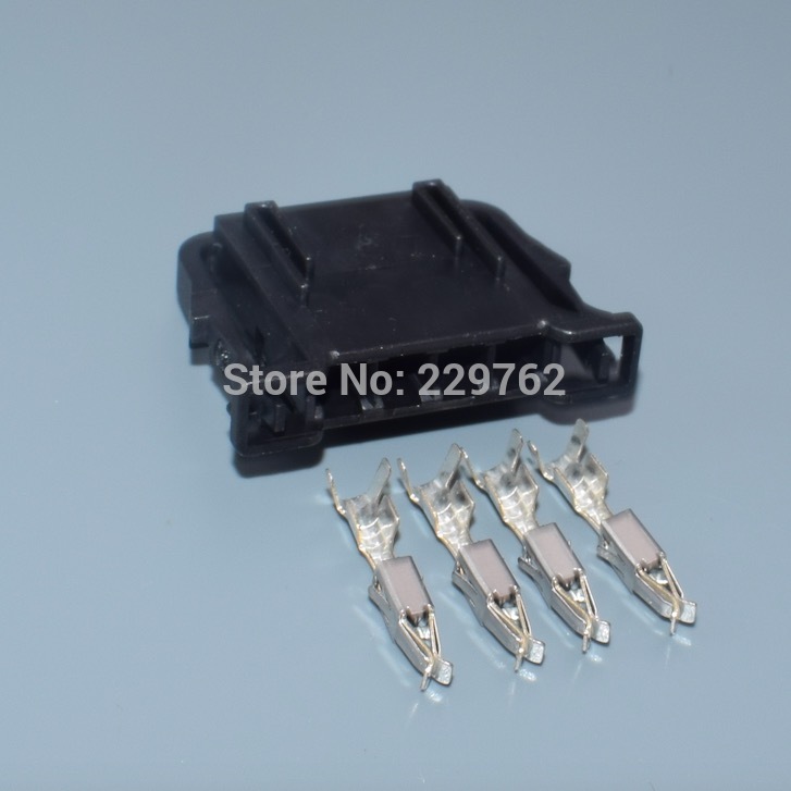 shhworldsea 4 Pin Auto Brake Light Switch/Door Speaker Plug Unsealed Connector plug 4D0972704 4D0 972 704 for VW