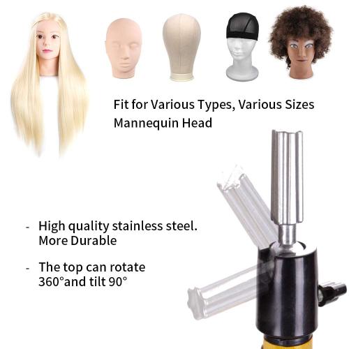 Luxurious Gold Wig Stand Tripod With Multi-functional Tray Supplier, Supply Various Luxurious Gold Wig Stand Tripod With Multi-functional Tray of High Quality
