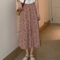 2020 Summer Skirt Women High Waist Fashion Retro Beach Printed Chiffon Skirt Female Elegant Beach Bohemia Skirt New