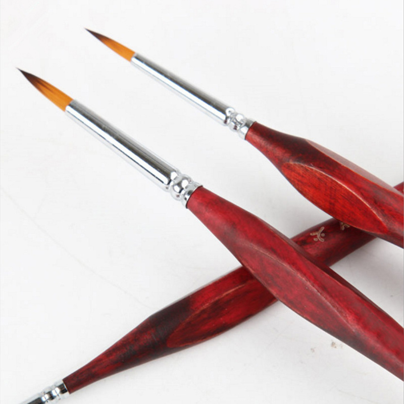 Pointed Paint Brushes Fineliner Nail Art Drawing Watercolor Pen Wolf Half Watercolor Brushes For Acrylic Painting Art Supplies