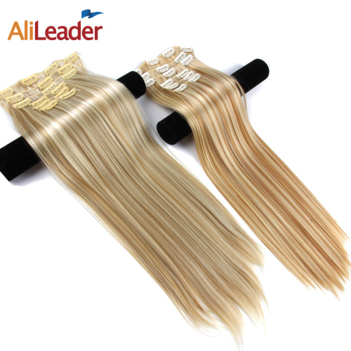 High Quality Full Head Clip In Hair Extension Long Synthetic Straight Hairpiece Wholesale 6 Pcs/set 22 Inch 16 Clips Hair Piece Supplier, Supply Various High Quality Full Head Clip In Hair Extension Long Synthetic Straight Hairpiece Wholesale 6 Pcs/set 22 Inch 16 Clips Hair Piece of High Quality