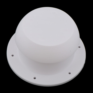 Mushroom Head White RV Motorhome Round Exhaust Outlet Vent Cap Replacement