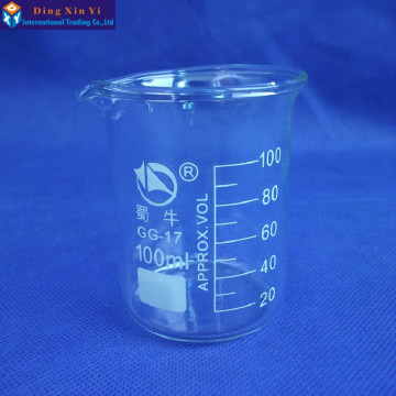 1PC 100ml,Glass beaker 100ml laboratory measuring beaker