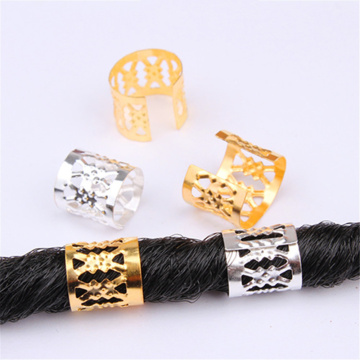 20pcs Rhinestone Hair Dread Braids Dreadlock Beads Adjustable Braid Cuffs Clip Heart Shape Hair Extension Tool Jewelry