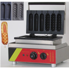 201 Stainless steel 6 pieces French muffins electric hot dog waffle machine hot dog corn great baking oven
