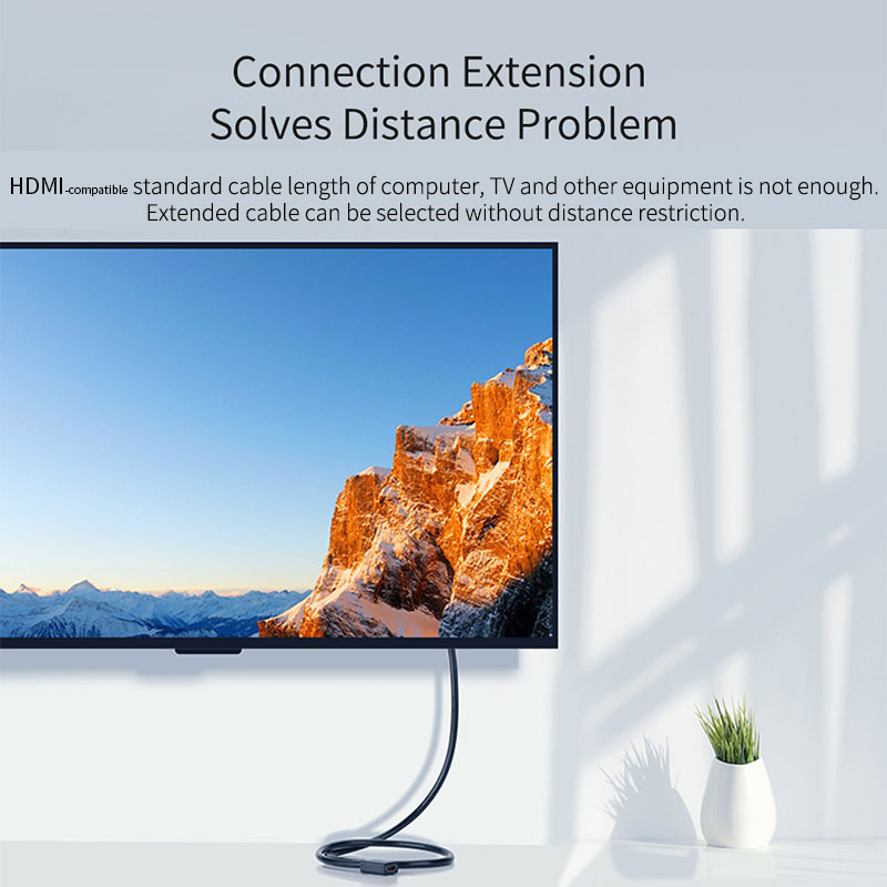 Hagibis HDMI-compatible Extension Cable 4K HDMI-compatible 2.0 male to female extender for Computer/HDTV/Laptop/Projector/PS3/4