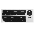 New Car Radio Button Repair Sticker For Fiat Grand Punto Radio Stereo Worn Peeling Button Repair Decals Stickers