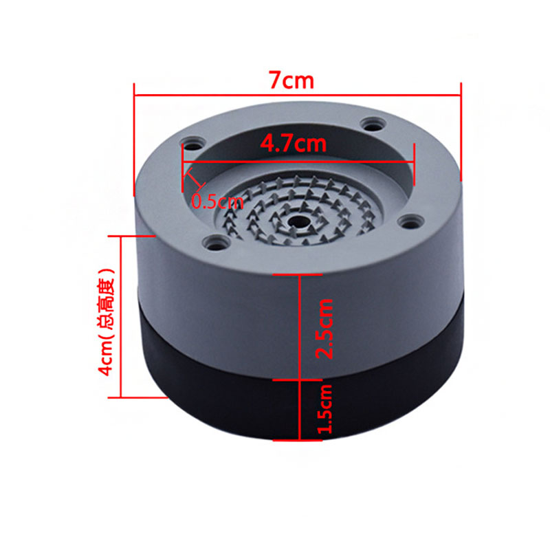 4PCS Furniture Pad Washing Machine Heighten Foot Pad Anti Skid And Shock Absorption Rubber Pad Base Furniture Accessories