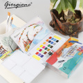 12/18/24/36 Color Giorgione Solid Watercolor Pigment Painting Set Portable Water Color Paint Kids Drawing Aquarelle Art Supplies