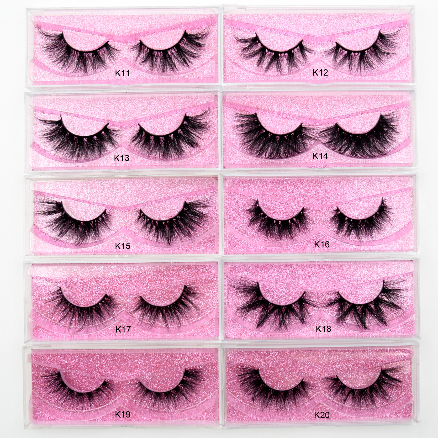 Visofree Mink Eyelashes 3D Mink Lashes Winged HandMade Full Strip Lashes Cruelty Free Mink Lashes False Eyelashes Makeup Tools