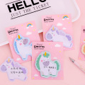 Cute Pink Girl Unicorn Memo Pad N Times Sticky Notes Memo Notepad Bookmark Office School Supplies Gift