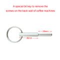 2X Jura Capresso SS316Repair Security Tool Key Open Security Oval Head Screws Special Bit Key Removal Service for coffee machine