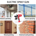 Paint Spray Gun 400W 110/220V Electric Paint Spray Gun for Home DIY Painting Spraying 450ML High Power Electric Paint Sprayer
