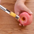 1Pc Stainless Steel Apple Corer Fruit Seeder Pitter Core Remover Easy Twist Apple Pear Corer Knife Fruit Tools Kitchen Gadgets
