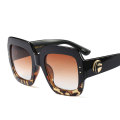 2021 Oversized Square Sunglasses Women Vintage Retro Sun Glasses Luxury Brand Black Big Shades Female Glasses Oculos UV400