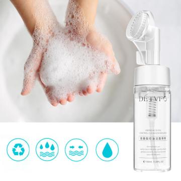 Amino Acid Facial Cleanser Foam Exfoliating Cleansing Pore Moisture Skin Care Washing Brush Cosmetics For Daily Face Clean