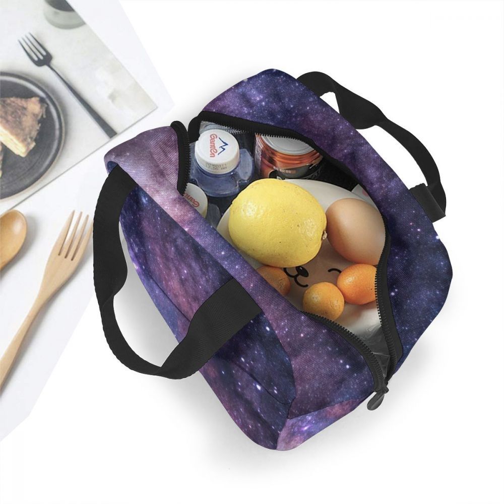 Insulated Lunch Bag Thermal Galaxy Tote Bags Cooler Picnic Food Lunch Box Bag For Kids Women Girls Men Children