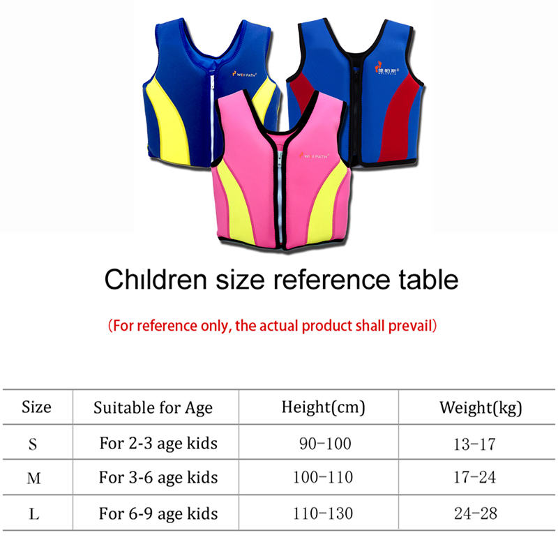 Kids Life Jacket Water Sports surfing Professional Child Life Vest Swimming Boating Ski safety water sportswear age for 2-9