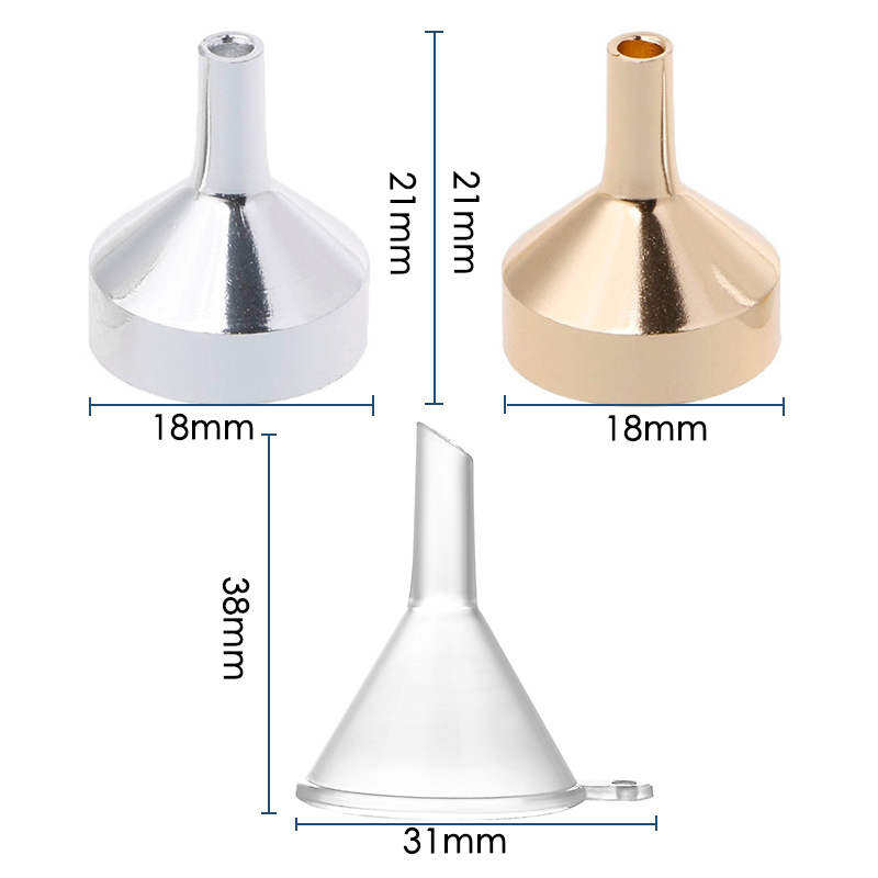 Aluminum Funnels Mini Kitchen Funnels Small Mouth Funnels For Filling Salt Pepper Herbs Oils Liquid Kitchen Specialty Tool