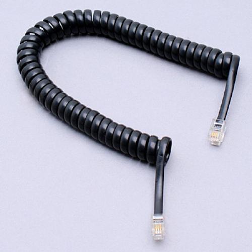 Telephone Cord, Phone Cord, Telephone Extension Line Cord Cable Wire, Land phone line,Black, 6.5ft, With Starndard RJ11 Plugs
