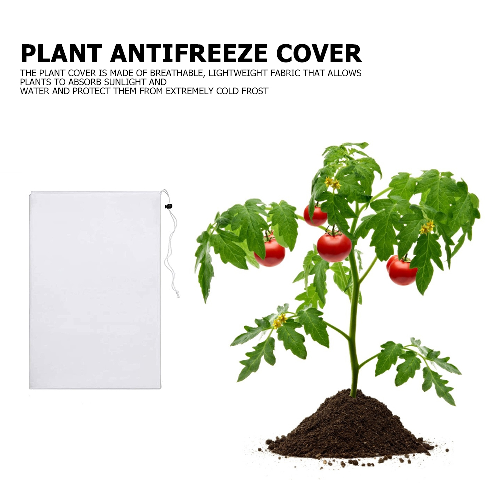 Winter Plant Protection Cover Non-woven Fabric Vegetation Antifreeze Snow Cover Cold-Proof Greenhouse Garden Plant Bag
