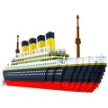 BIG 3800 Pcs Building Block Titanic Cruise Ship Model Boat DIY Assemble Building Diamond Blocks Model Classical Brick Toys