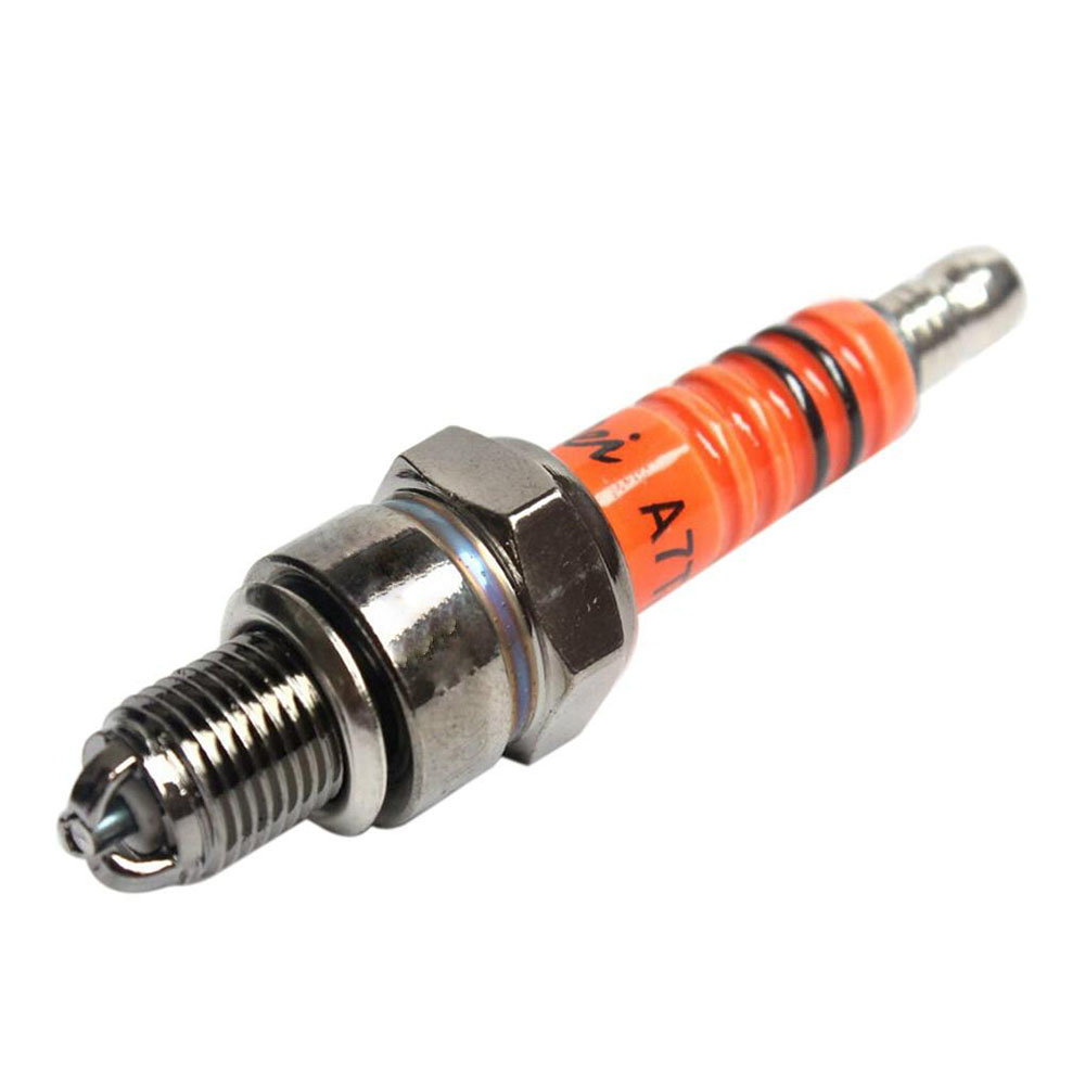 1pc Spark Plug A7TC A7TJC High Performance 3-Electrode For GY6 50cc-150cc Motorcycle 10mm Spark Plug Accessories