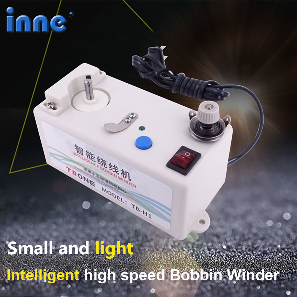 INNE Automatic Bobbin Winder Electric Sewing Machine Assistant Intelligent Thread Stand Embroidery Accessories Tool